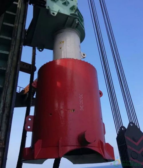 國內最大單體海上風電項目 中廣核廣東陽江南鵬島400mw海上風電項目樁基工程開工